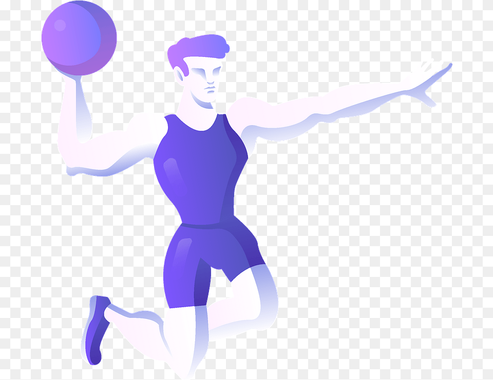 Basketball Clipart Illustration, Person, Face, Head, Juggling Png