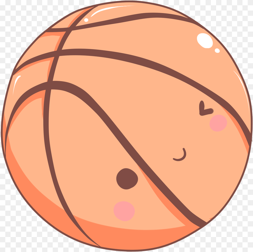 Basketball Clipart Kawaii Basketball, Sphere, Astronomy, Moon, Nature Free Transparent Png