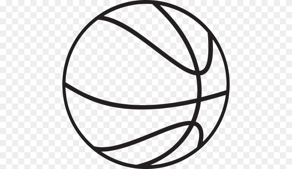 Basketball Clipart No Background Basketball Clipart Black And White, Sphere Free Png Download