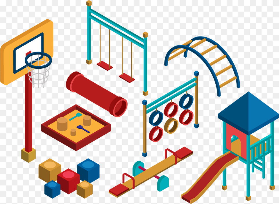 Basketball Clipart Playground Playground Isometric, Outdoor Play Area, Outdoors, Play Area, Dynamite Free Png