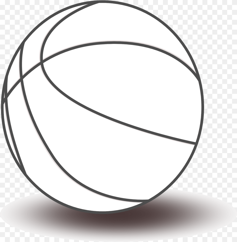 Basketball Clipart Surprising Black And White Inspiration Basketball Black And White, Sphere Free Png Download