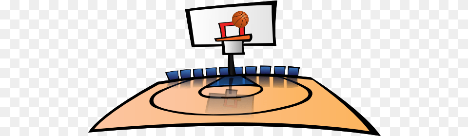 Basketball Clipart Transparent Background Clip Art Library Basketball Court Clipart, Ball, Basketball (ball), Sport, Hoop Free Png Download