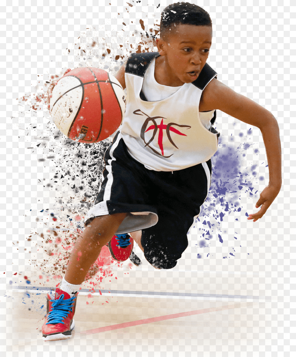 Basketball Coaching Dribble Basketball, Sphere, Person, Footwear, Clothing Free Transparent Png