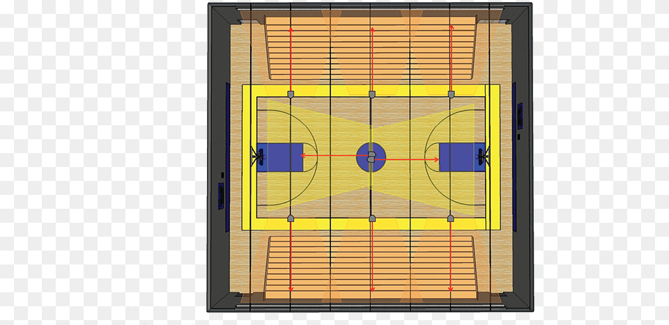 Basketball Court Community Loudspeakers From Biamp Basketball, Gate Free Transparent Png