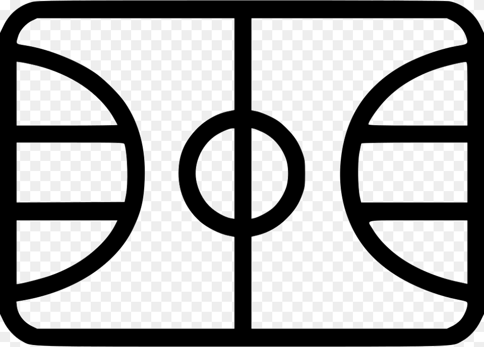 Basketball Court Icon Download, Indoors, Kitchen, Cross, Symbol Free Transparent Png