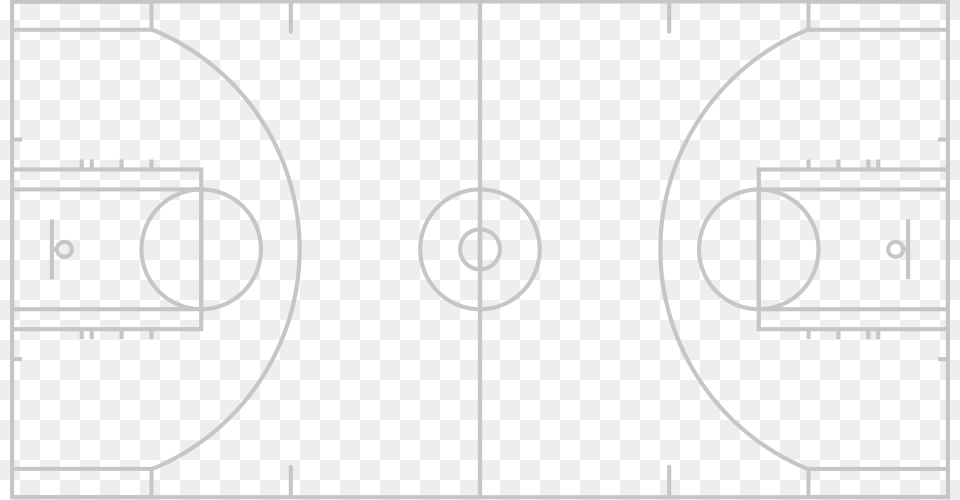 Basketball Court Plan View, Cad Diagram, Diagram, Indoors, Kitchen Free Png