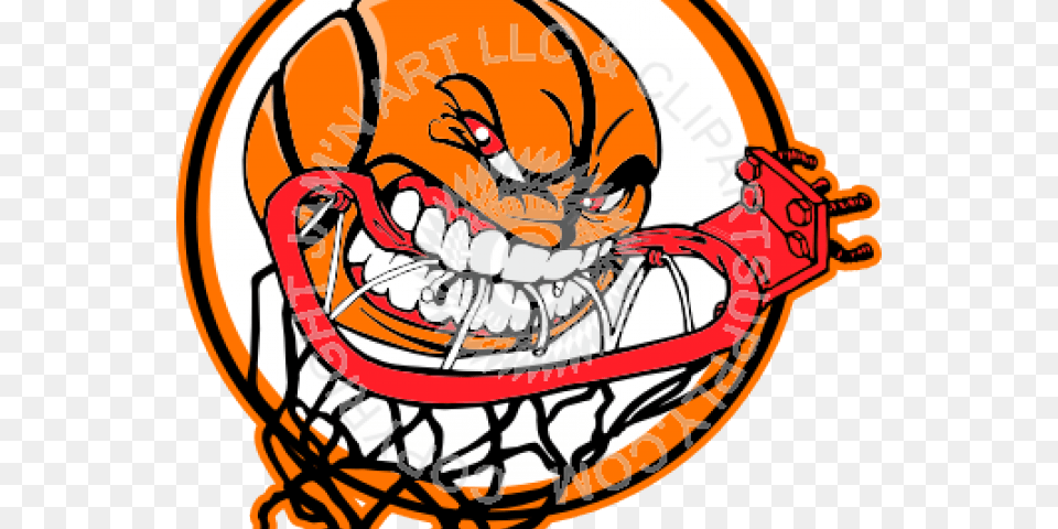 Basketball Eating Cliparts Basketball Biting Net, Baby, Person, Dynamite, Weapon Free Png Download