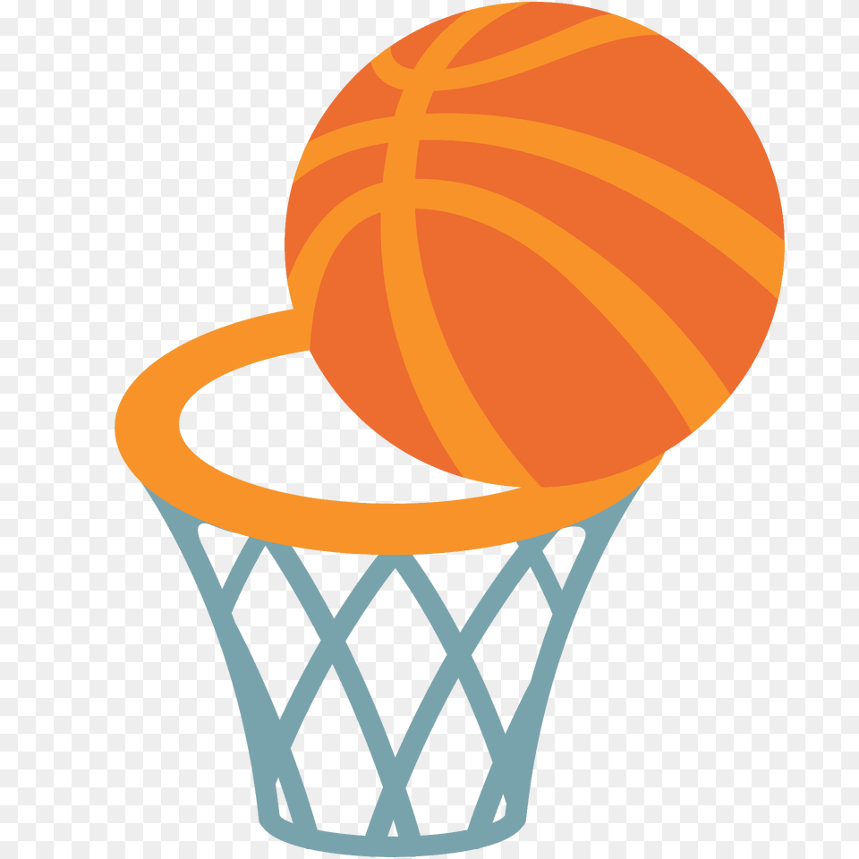 Basketball Emoji Clipart, Hoop, Sphere Png Image