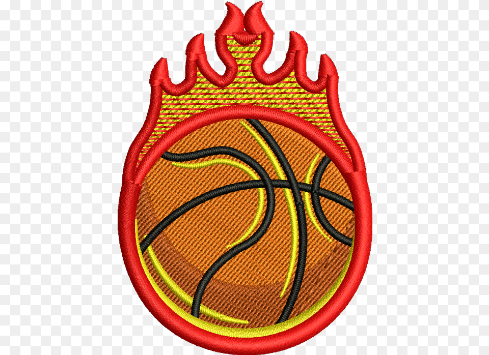 Basketball Flame Iron For Basketball, Badge, Logo, Symbol, American Football Free Png Download
