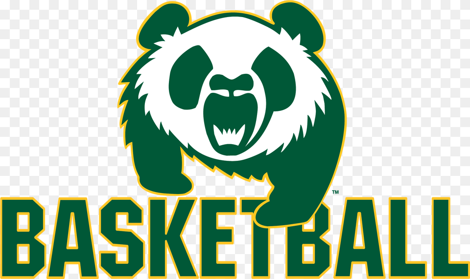Basketball Green And Gold Sport System University Of Alberta Pandas Logo, Animal, Zoo, Bear, Mammal Free Transparent Png