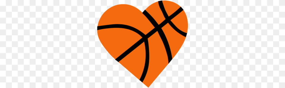 Basketball Heart Heart Shaped Basketball, Food, Sweets Png Image