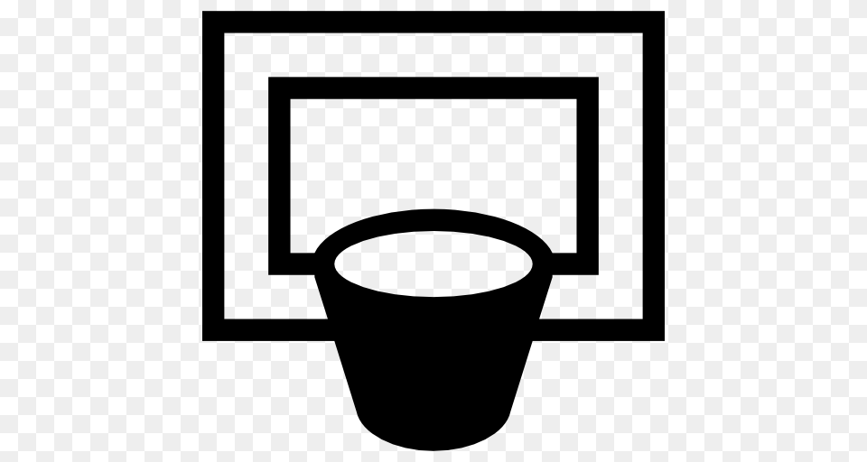 Basketball Hoop, Stencil, Beverage Free Png Download