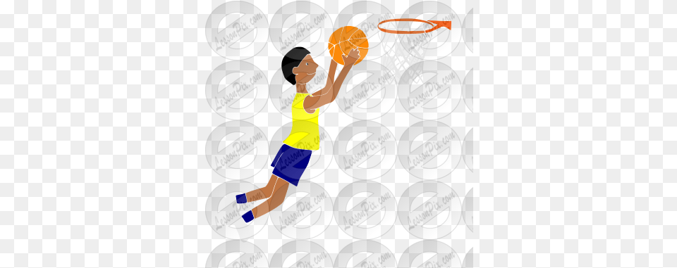 Basketball Hoop Stencil For Classroom Therapy Use Great For Basketball, Badminton, Person, Sport Free Png