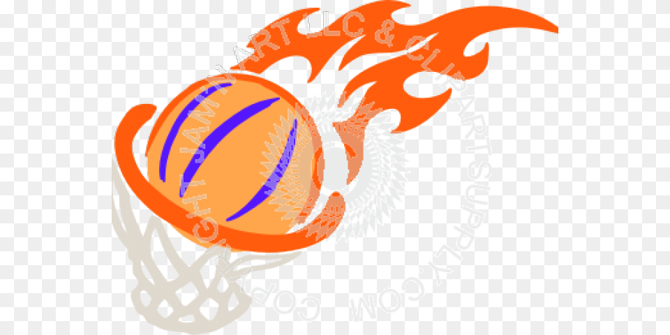 Basketball Hoop With Flames, Baby, Person Free Png Download
