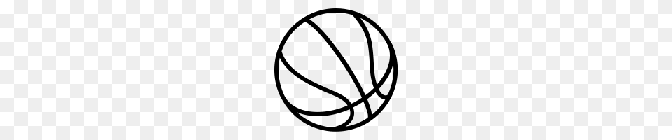 Basketball Icons Noun Project, Gray Free Png