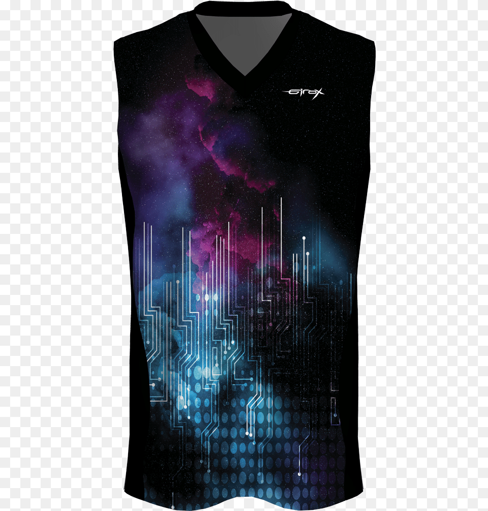 Basketball Jersey Galaxy Design, Clothing, T-shirt, Shirt, Adult Free Transparent Png