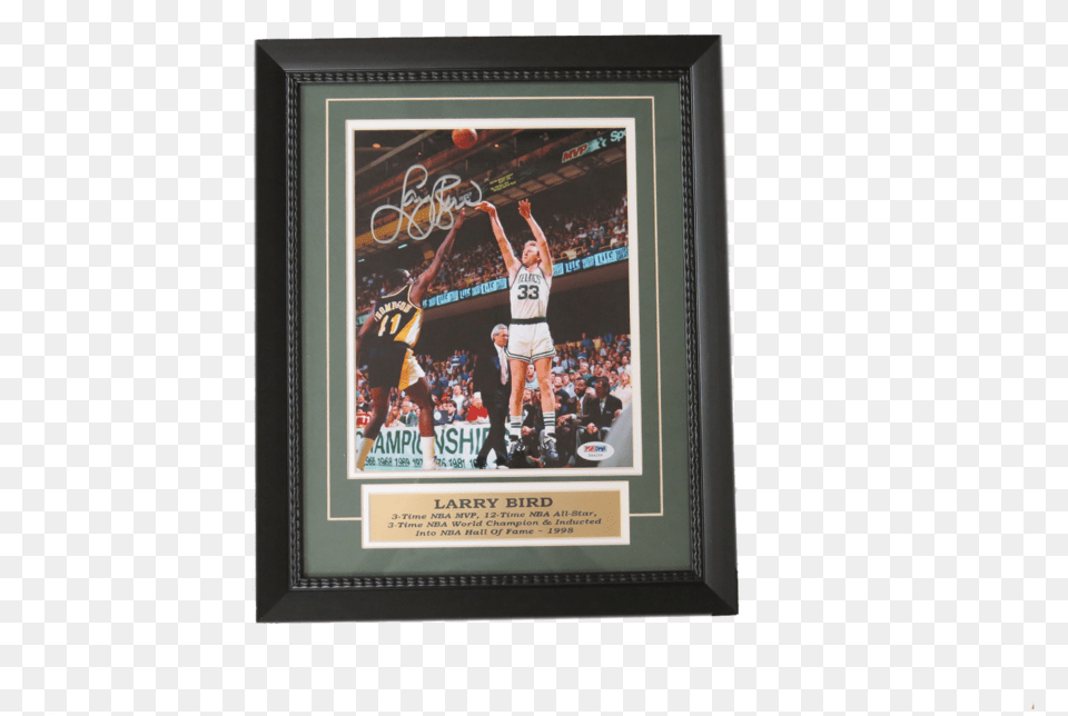 Basketball Memorabilia Magic Larry Bird, Person, Art, Collage, Ball Png Image