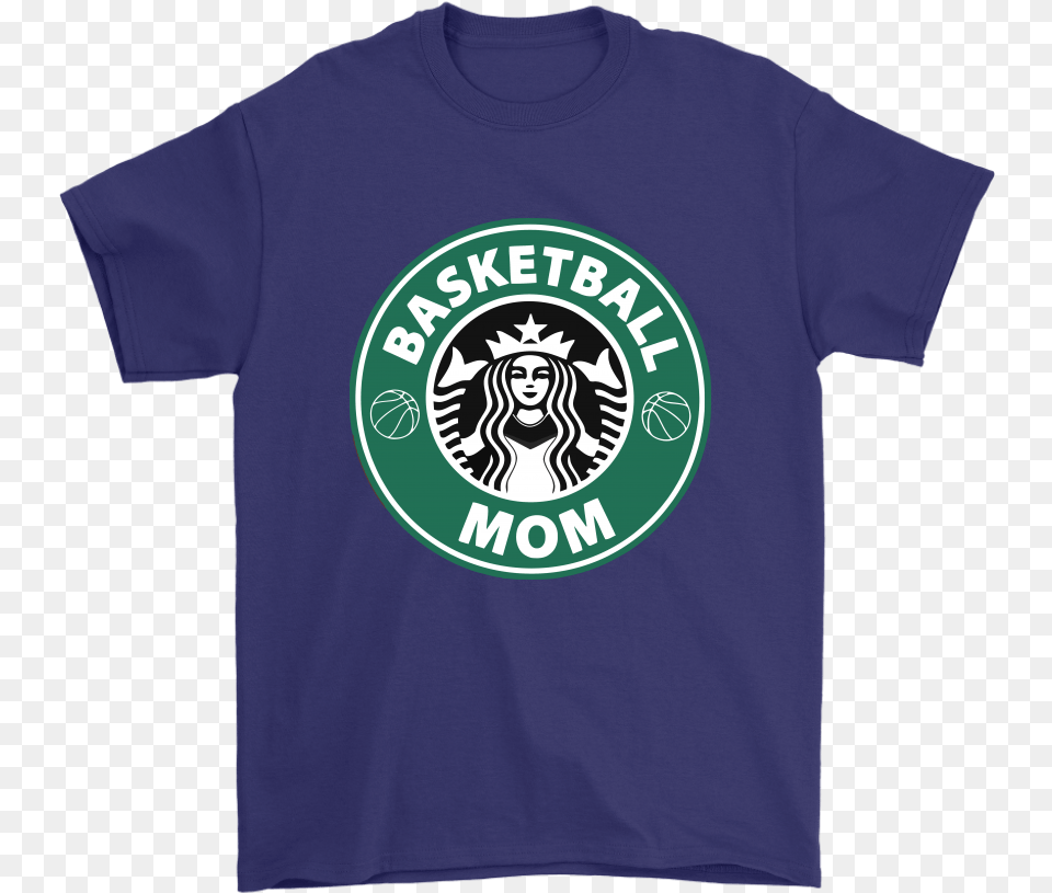 Basketball Mom Love Starbucks Coffee Shirts Funny Ravens Shirt, Clothing, T-shirt, Logo, Face Png Image