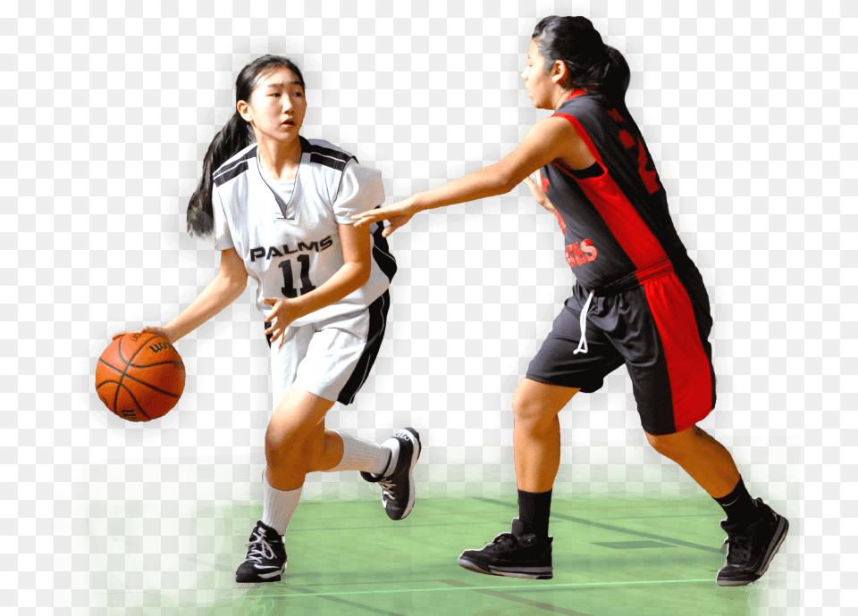 Basketball Moves, Teen, Person, Female, Girl Png Image