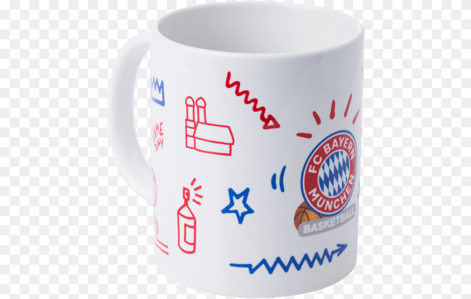Basketball Mug Scribbles Coffee Cup, Beverage, Coffee Cup, Ball, Basketball (ball) Free Png Download