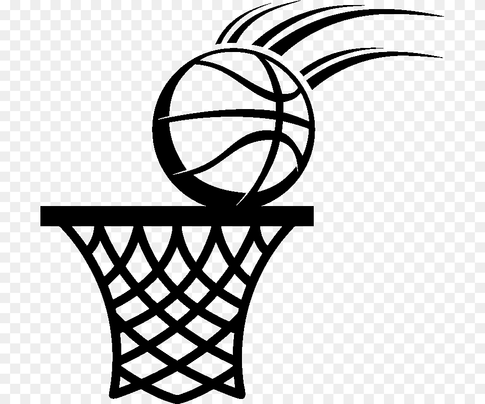 Basketball Net Clipart, Hoop, Stencil, Ball, Football Free Transparent Png