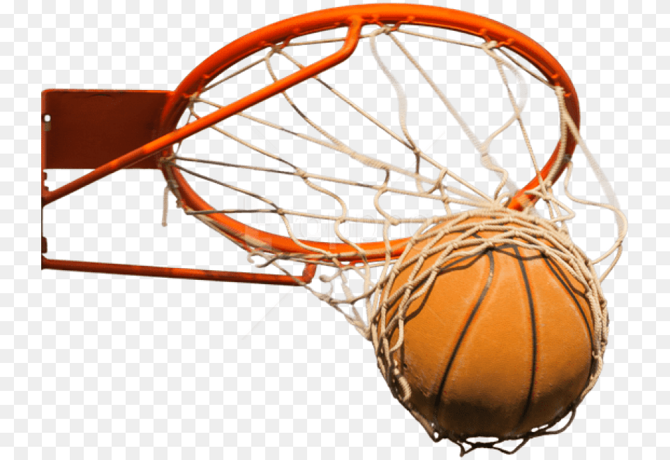 Basketball Net Image With Transparent Basketball In Net, Hoop, Ball, Basketball (ball), Sport Png