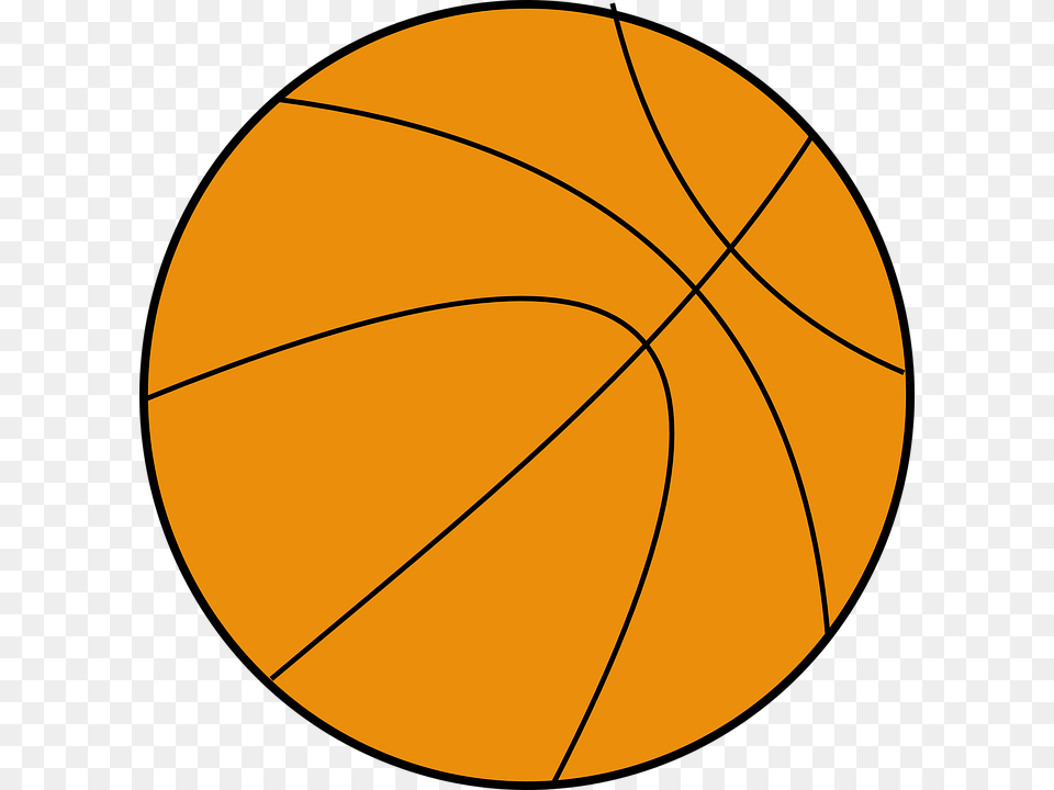 Basketball Outline Clip Art, Sphere, Leaf, Plant, Astronomy Free Png Download