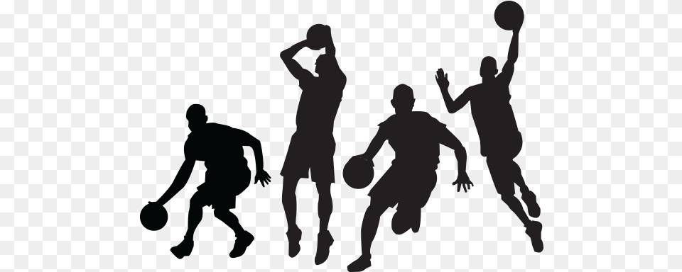 Basketball Player Black And White People Playing Basketball Clipart, Baby, Person, Head, Playing Basketball Png