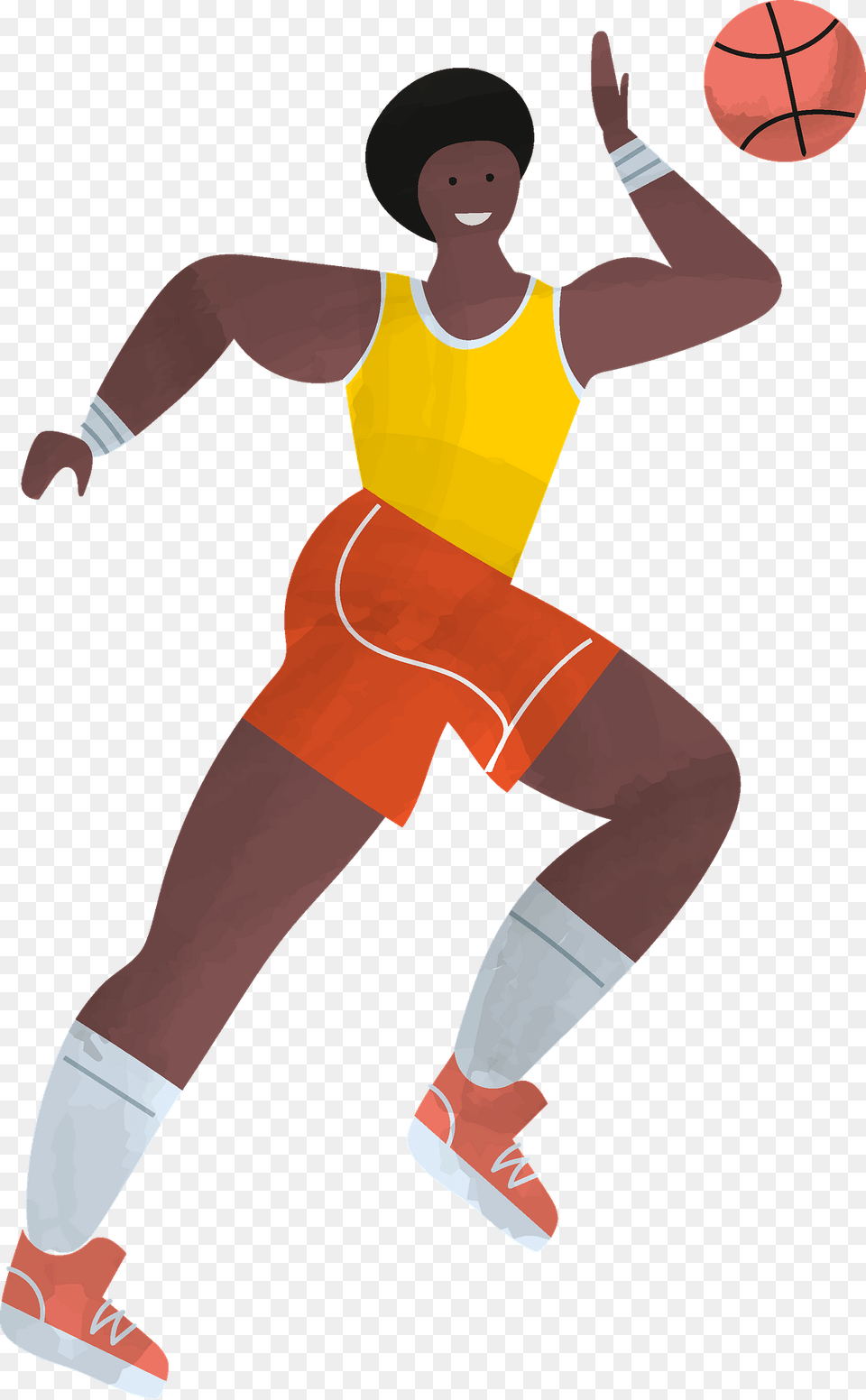 Basketball Player Clipart, Person, Clothing, Shorts, Ball Free Png Download