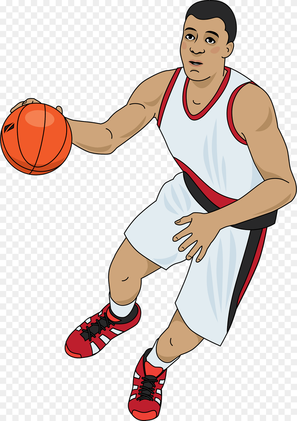 Basketball Player Clipart, Person, Head, Face, Ball Free Transparent Png