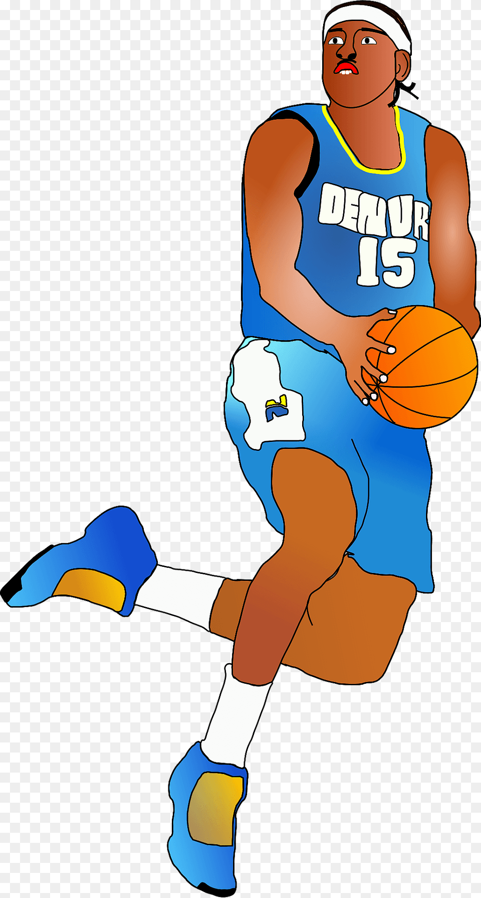 Basketball Player Clipart, Person, Face, Head, Ball Free Transparent Png