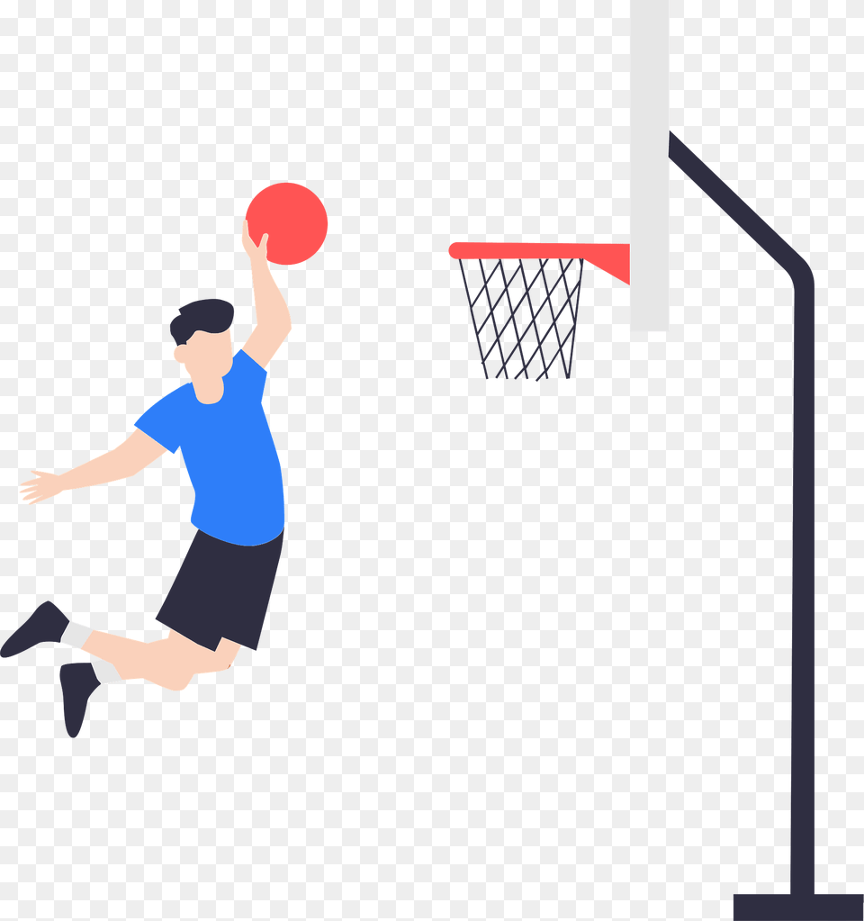 Basketball Player Clipart, Person, Hoop, Playing Basketball, Sport Png Image