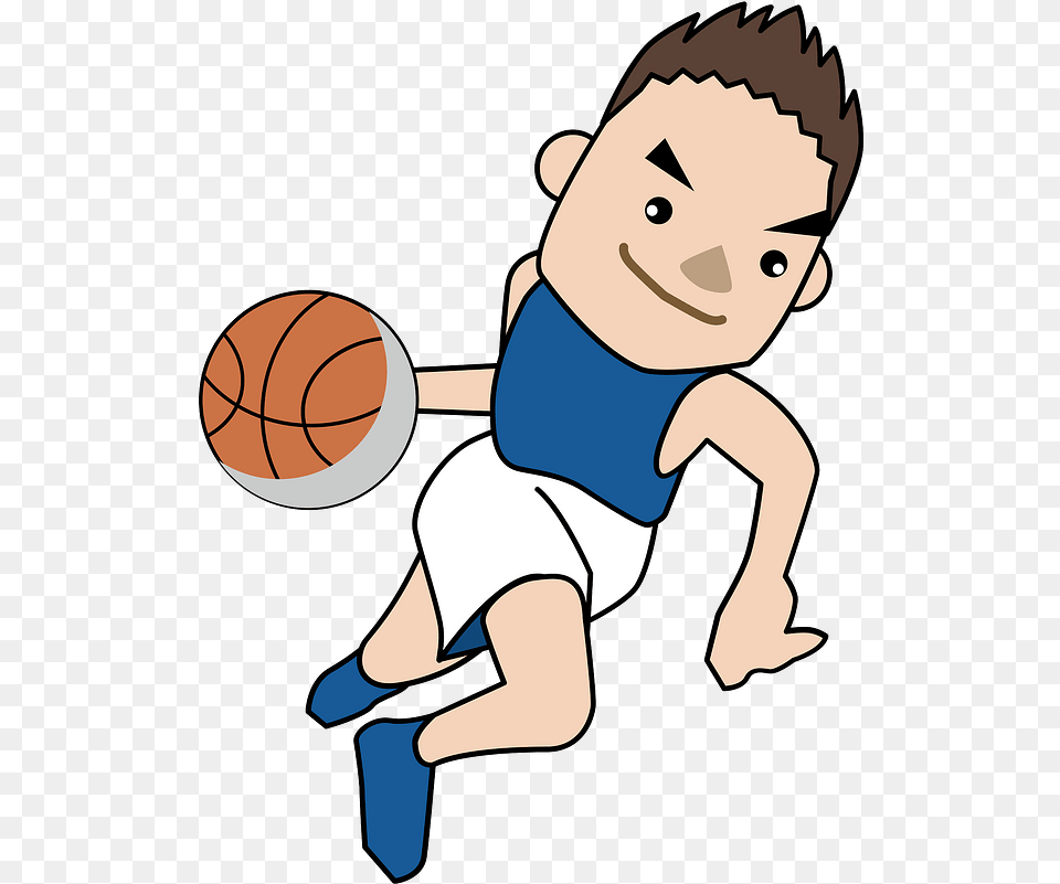 Basketball Player Clipart Download For Basketball, Baby, Person, Face, Head Png