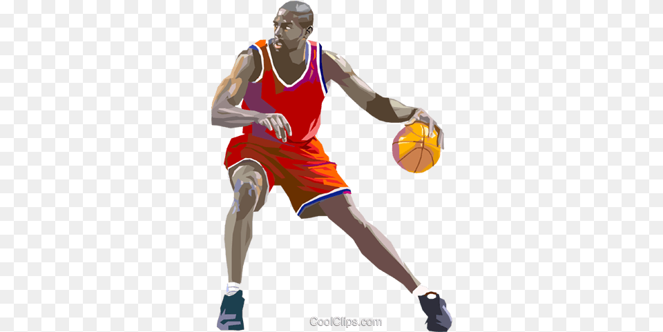 Basketball Player Dribbling Ball Jogador De Basquete, Adult, Male, Man, Person Free Transparent Png