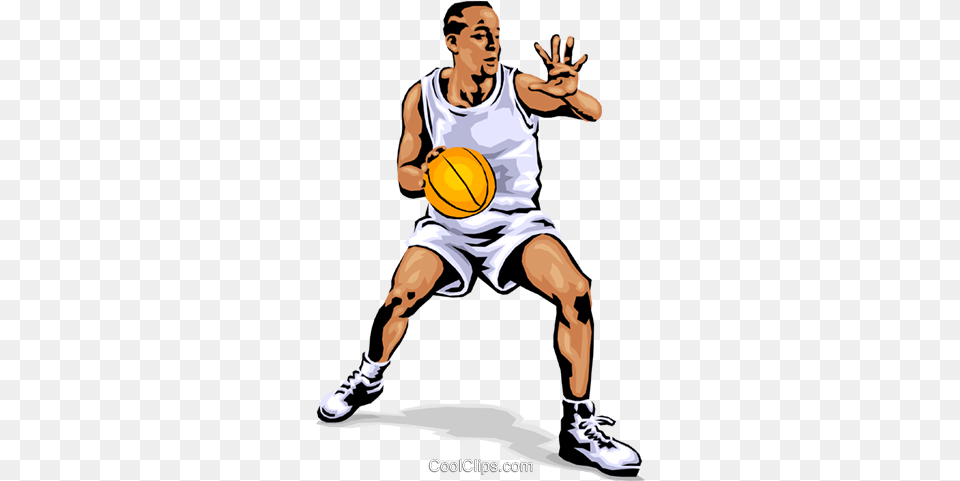 Basketball Player Dribbling Ball Royalty Free Vector Clip Bola Jogador De Basquete, Adult, Person, Man, Male Png Image