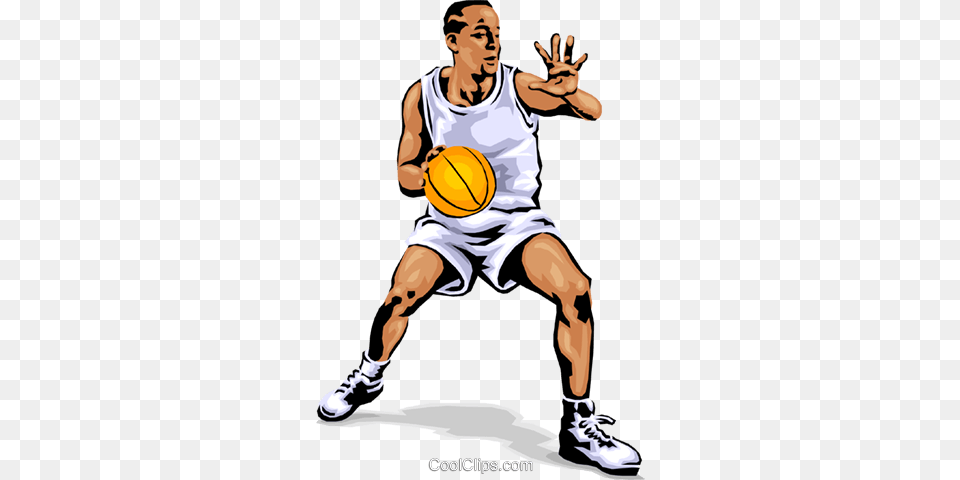 Basketball Player Dribbling Ball Royalty Free Vector Jogador De Basquete, Adult, Person, Man, Male Png
