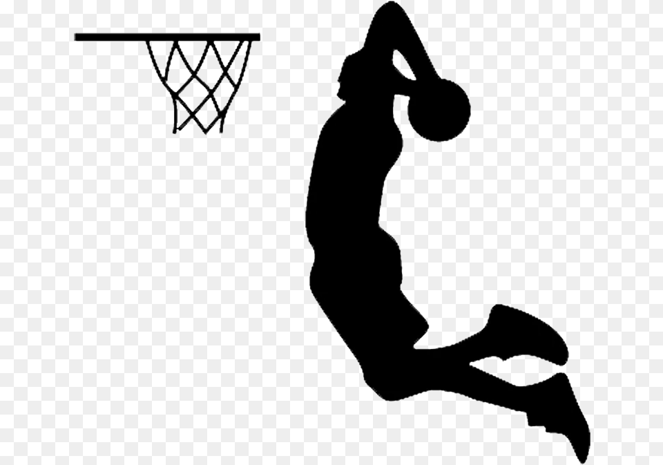 Basketball Player Dunking Cartoon, Person, Playing Basketball, Sport Free Png