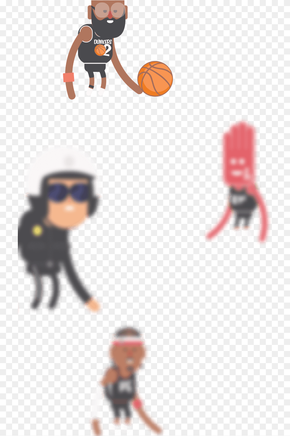 Basketball Player Dunking Clipart Slam Dunk, Accessories, Sunglasses, Person, Baby Free Transparent Png