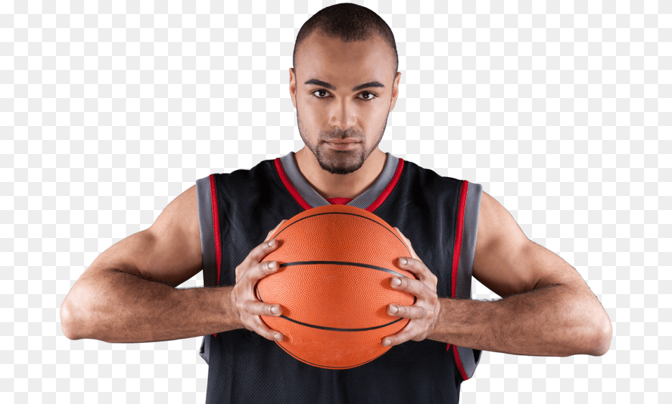 Basketball Player Holding Ball Health, Sport, Basketball (ball), Person, Man Free Png Download