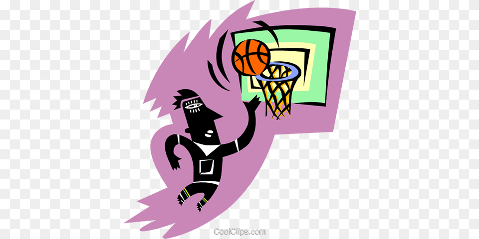 Basketball Player Royalty Vector Clip Art Illustration, Hoop, Graphics Free Png
