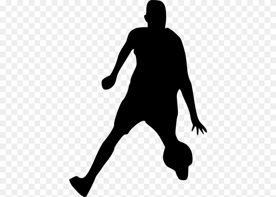 Basketball Player Silhouette, Adult, Male, Man, Person Png