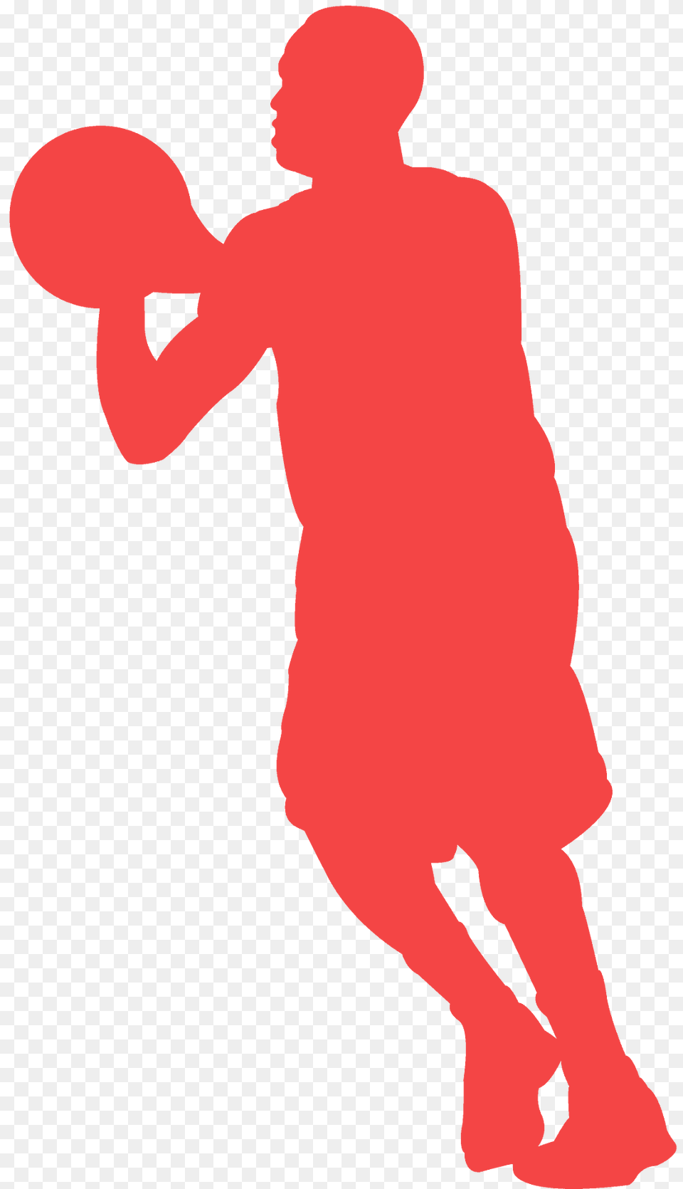 Basketball Player Silhouette, Adult, Male, Man, Person Free Transparent Png