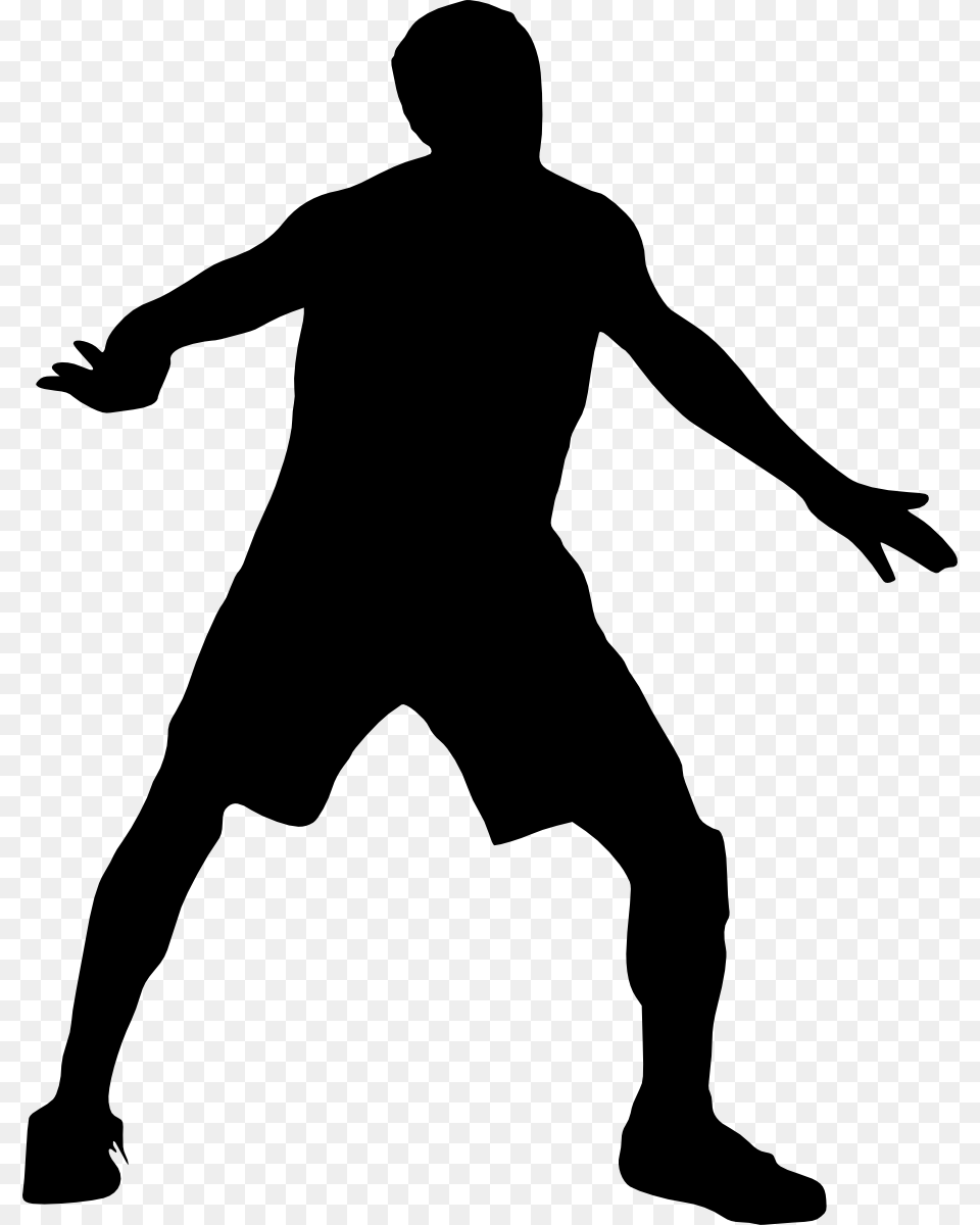Basketball Player Silhouette Adult, Male, Man, Person Free Transparent Png