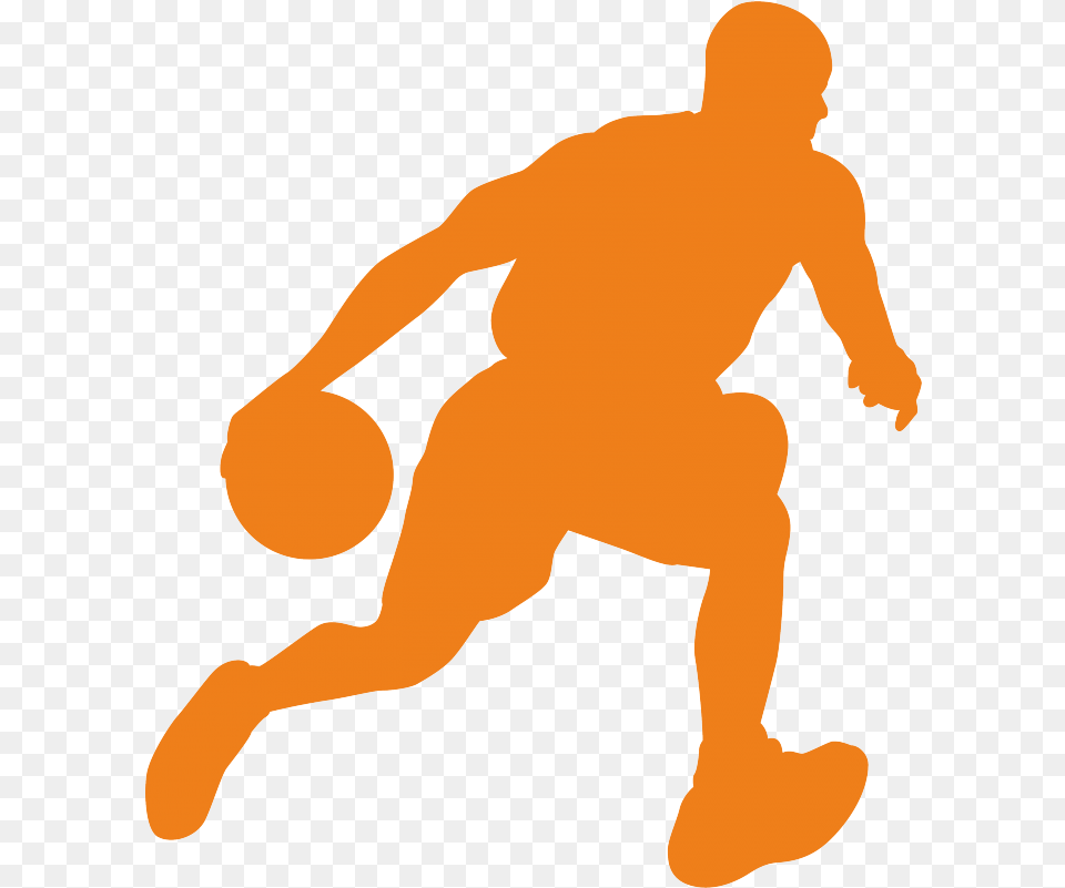 Basketball Player Sports Silhouette Slam Dunk Basketball Silhouette Clip Art, Adult, Male, Man, Person Png
