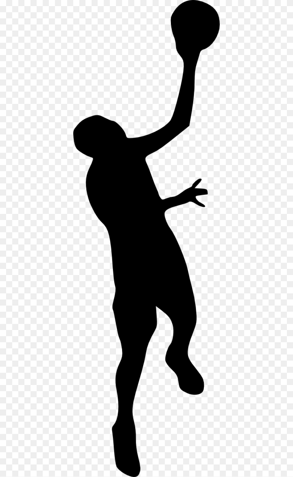 Basketball Player Stock Black And White Huge Freebie Download, Silhouette, Adult, Male, Man Png
