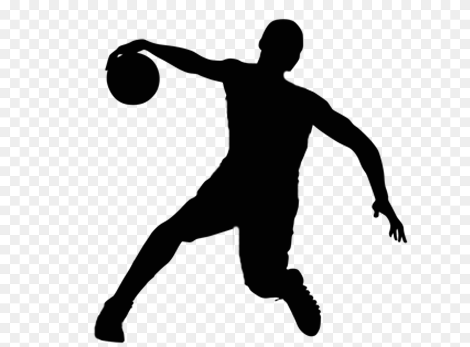 Basketball Player Vector In, Silhouette, Adult, Male, Man Png