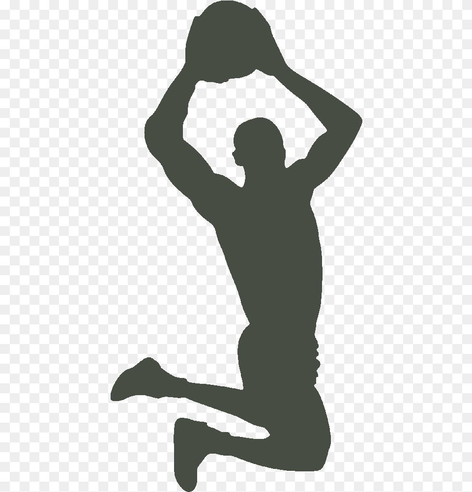 Basketball Silhouette Clip Art Dribbling Slam Dunk Basketball Silhouette, Kneeling, Person Png Image