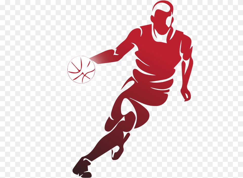 Basketball Silhouette Royalty Clip Art Silhouette Basketball, Person, People, Face, Head Png