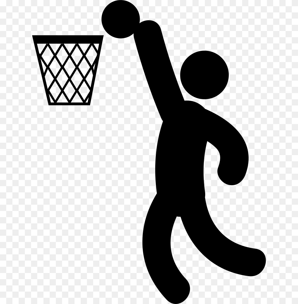 Basketball Sports Basketball Icon, Stencil, Silhouette, Smoke Pipe Png Image