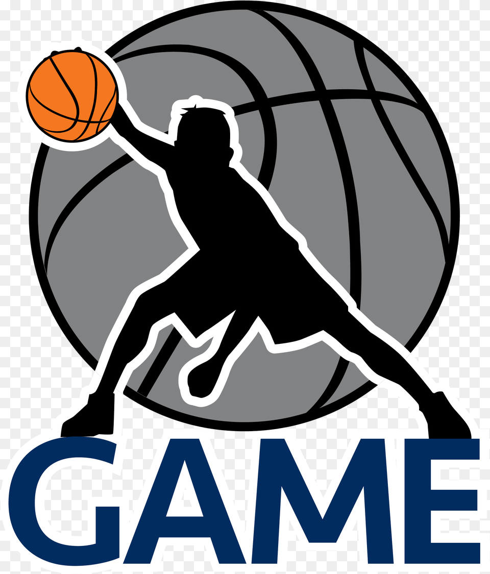 Basketball Team Clipart Club Basketball Ball Ball Logo Design Basketball, Person, Playing Basketball, Sport Free Transparent Png